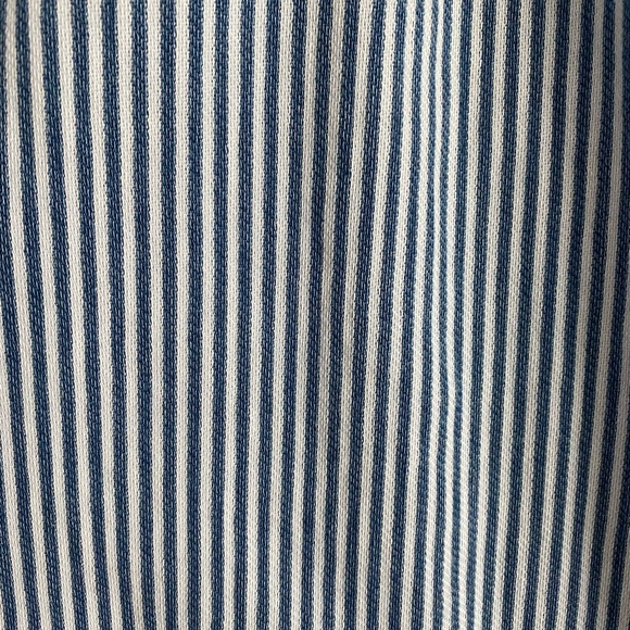 Navy and white vertical stripe J. McLaughlin dress - Picture 4 of 5